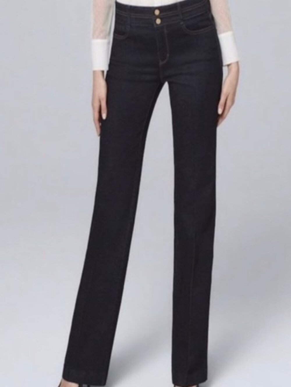 White House Black Market ‘The Trouser’’ High Rise Jean size 6